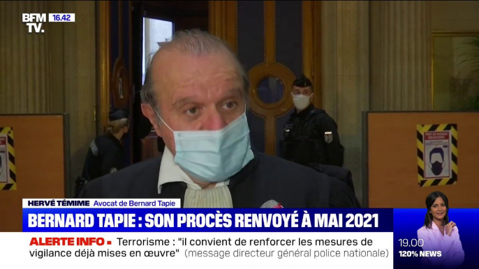 Affaire de l’arbitrage: le procès en appel de Bernard Tapie a été renvoyé à mai 2021