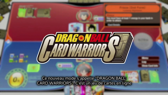 Dragon Ball Z : Kakarot - Présentation du mode Dragon Ball Card Warriors