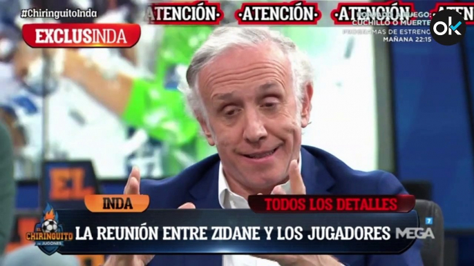 Inda da todos los detalles sobre la reunión de Zidane con los jugadores