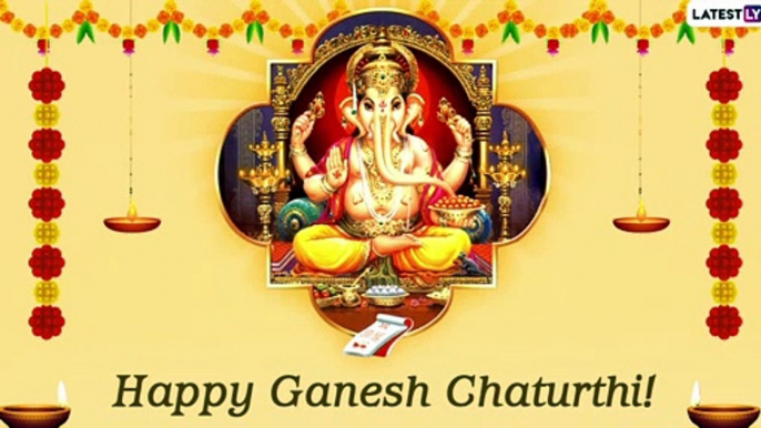 Happy Ganesh Chaturthi 2020 Messages: WhatsApp Wishes, Quotes and Greetings to Send on Ganeshotsav