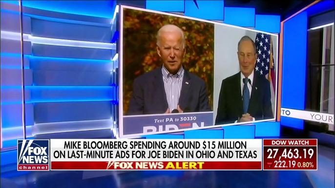 Mike Bloomberg to spend around $15M in Ohio for final Biden push