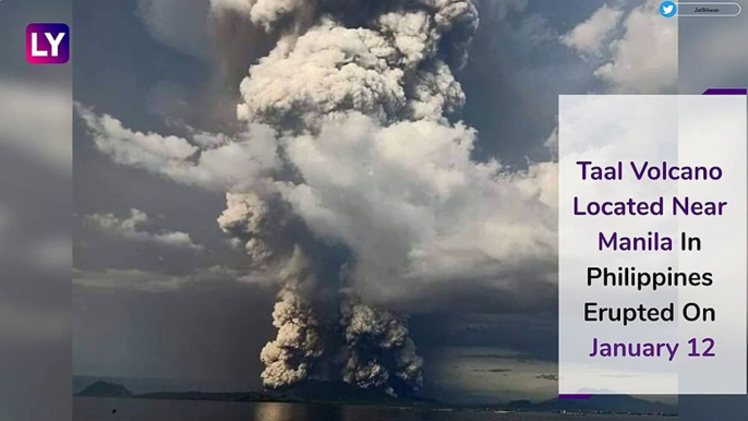 Taal Volcano Near Manila Spews Ash In To The Air, Philippines Warns Of Impending Eruption