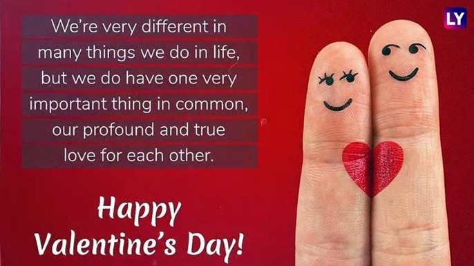 Happy Valentine's Day 2019: Messages, Greetings, WhatsApp & Instagram Quotes to Wish Your Loved Ones