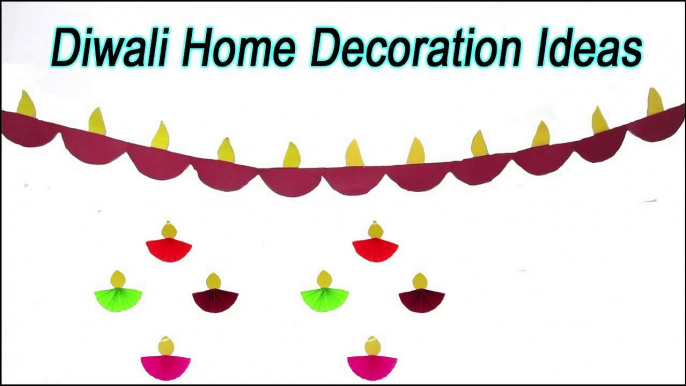 2 Easy Diwali Home Decoration Ideas with Paper | Ideas to Decorate Home During Diwali | Art and Craft Ideas for Diwali Decoration | Diwali Craft Ideas 2020