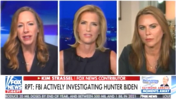 Laptop connected to Hunter Biden linked to FBI Money Laundering Probe. Kim Strassel, Lara Logan & Laura Ingraham. FBI has a lot to answer for