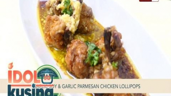 Idol sa Kusina:  Garlic Soy and Garlic Parmesan Chicken Lollipops recipe