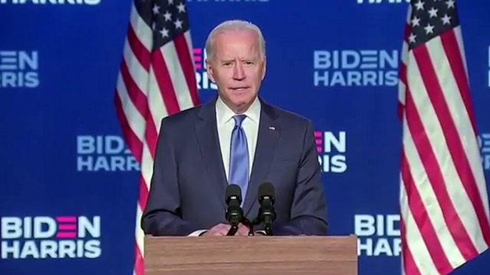 JUST IN - Biden touts vote margin total over President Trump