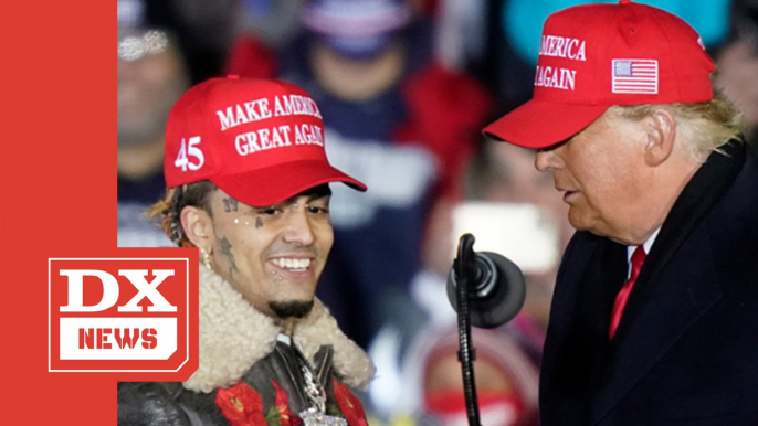 Donald Trump Brings Out Lil Pump In Michigan But Introduces Him As 'Lil Pimp'