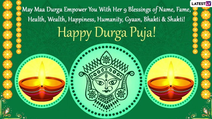 Happy Durga Puja 2020 Wishes, Images & Messages to Welcome Maa Durga During the Festival