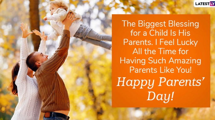 Parents Day 2020 Greetings: Celebrate Parents Day With WhatsApp Messages, Quotes and Sweet Wishes
