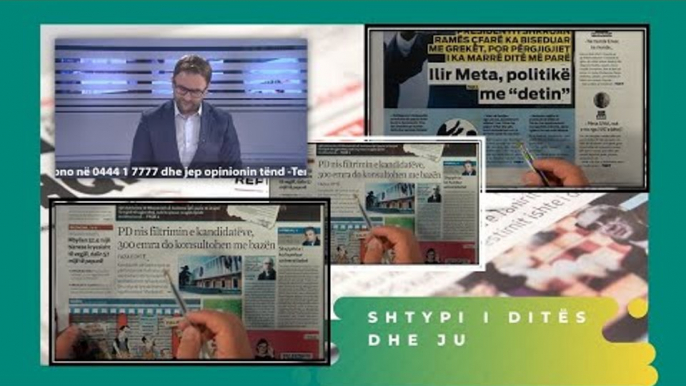 "Shtypi i Ditës dhe Ju", ja çfarë shkruajnë gazetat për sot e martë 1 shtator 2020