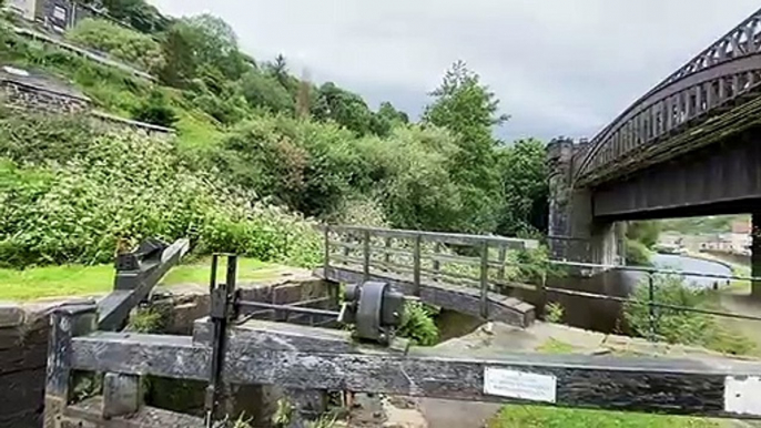 Before and after video shows historic Calder Valley viaduct restored