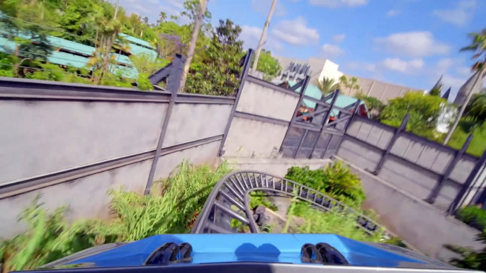 Jurassic World VelociCoaster On Ride POV Universal Orlando Resort NEW 2021