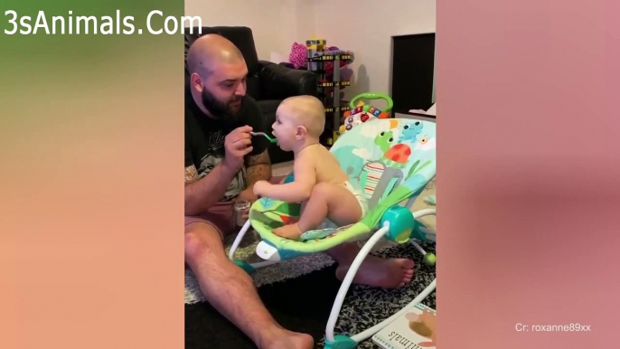 What Happens When Baby Play With Daddy #02  Daddy Is The Best