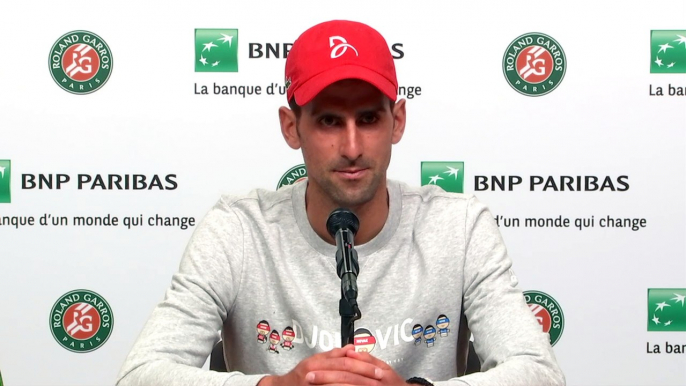 Roland-Garros 2021 - Novak Djokovic : "If I have the chance to play Rafael Nadal once again here, the level of my tennis will be different"