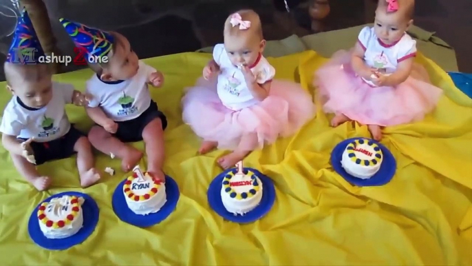 Quadruplets And Triplets - A Cute Triplet Babies And Quadruplets Compilation || Funny Baby Videos