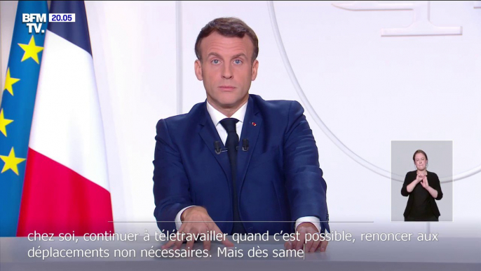 Covid-19: Emmanuel Macron évoque une possible levée du confinement le 15 décembre