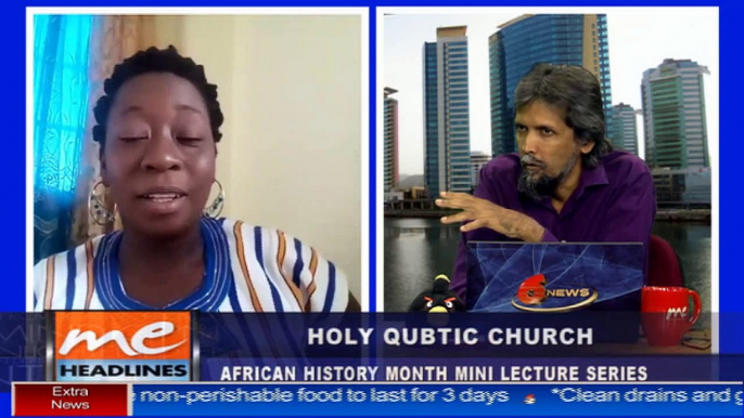 7 - African history month lecture series: Holy Qubtic Church