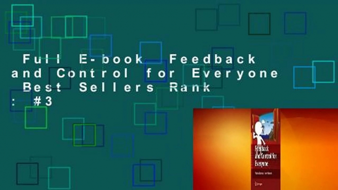 Full E-book  Feedback and Control for Everyone  Best Sellers Rank : #3