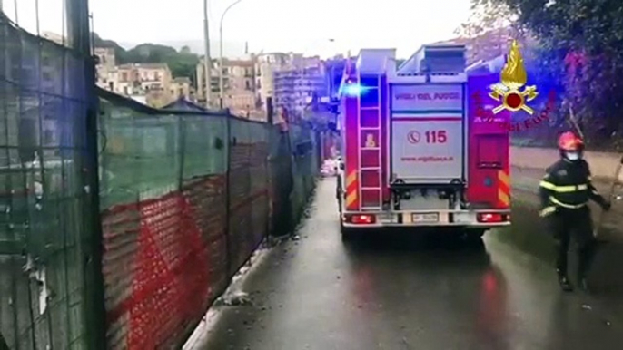 Maltempo a Palermo, in azione Vigili del Fuoco in città e provincia (24.11.20)