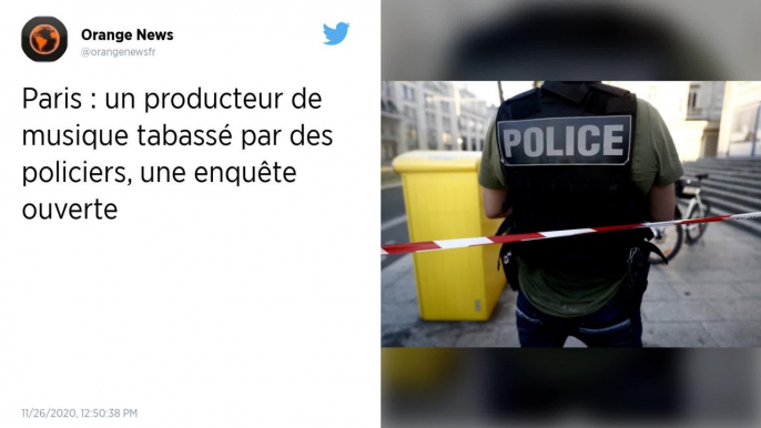 Producteur tabassé à Paris: enquête pour "violences", Darmanin demande la suspension des policiers