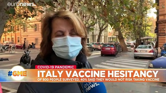 Growing number of Italians hesitant about taking COVID-19 vaccine