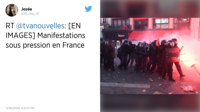 Dans un contexte de crise politique, des milliers des manifestants en France contre une loi sécuritaire