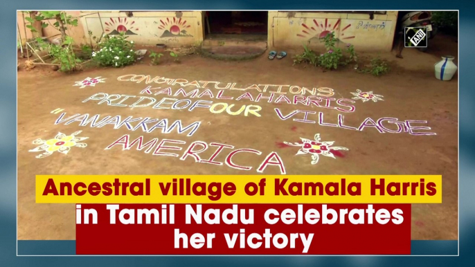 Ancestral village of Kamala Harris in Tamil Nadu celebrates her victory