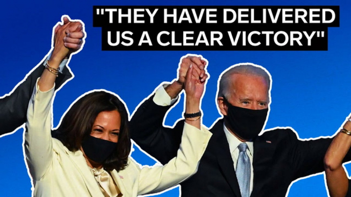 WATCH: Highlights from Joe Biden and Kamala Harris victory speeches