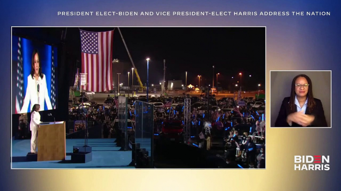 President-Elect Joe Biden and Vice President-Elect Kamala Harris Address the Nation