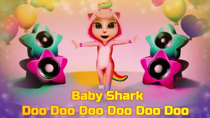 Talking Angela | Baby Shark | Sing and dance | My Talking Angela Tom Friends