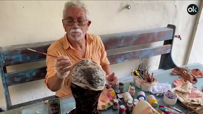 Un artista brasileño pinta sorprendentes mascarillas personalizadas Un artista brasileño pinta sorprendentes mascarillas personalizadas