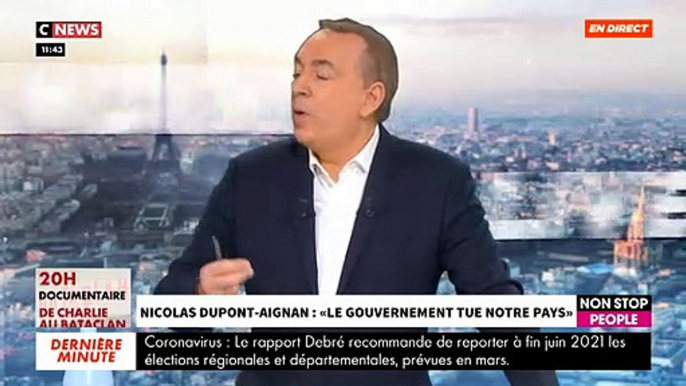 Nicolas Dupont-Aignan invité de "Morandini Live" sur CNews - VIDEO