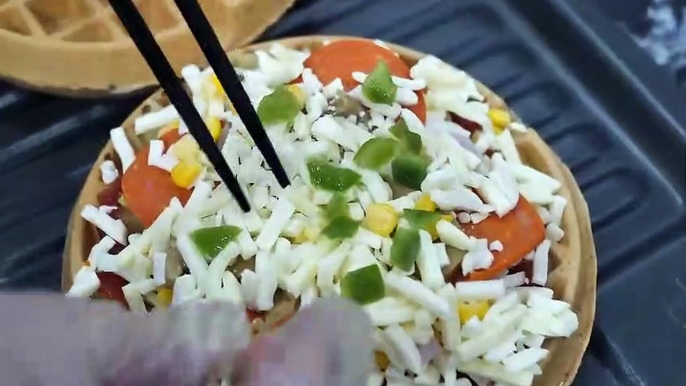 Viagem coreana, pizza feita por coreanos 2020