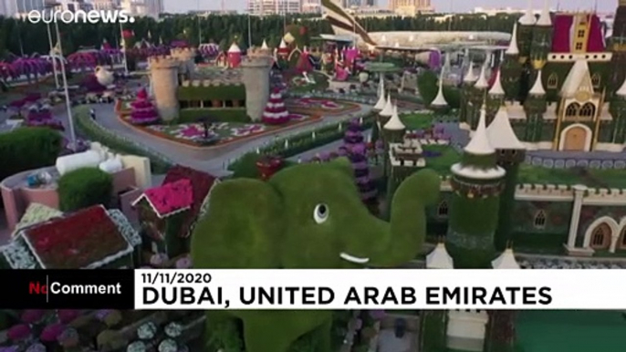 Fotopause im Blumentunnel: Dubai öffnet seinen "Miracle Garden"