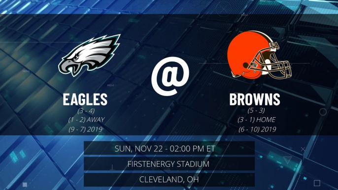 Eagles @ Browns Game Preview for SUN, NOV 22 - 02:00 PM ET EST