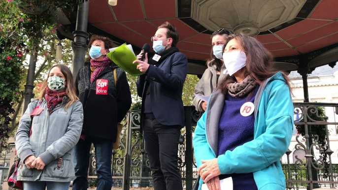 Hommage stéphanois à Samuel Paty