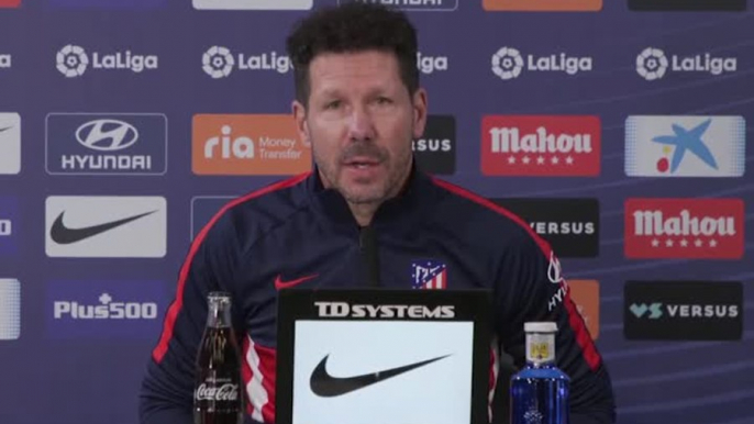 Atlético Madrid - Simeone : "J'espère que la sanction de Trippier sera réexaminé, pour moi elle est injuste"