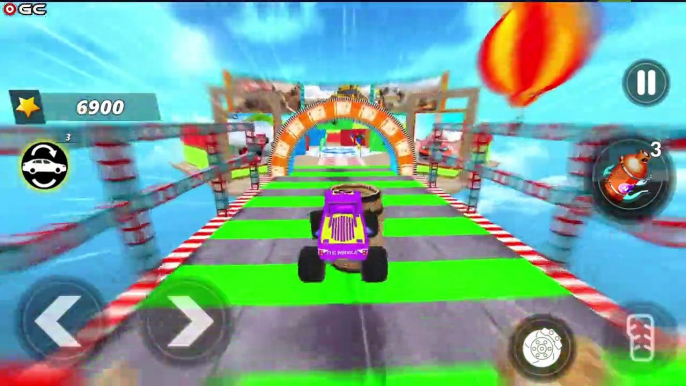 Monster Truck Mega Ramp New Car Racing Stunts 2021 - Impossible 3D Xtreme City Car Android GamePlay