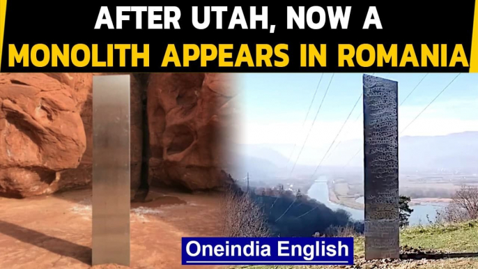 Mysterious Monolith appears in Romania, after appearance and disappearance in Utah|Oneindia News