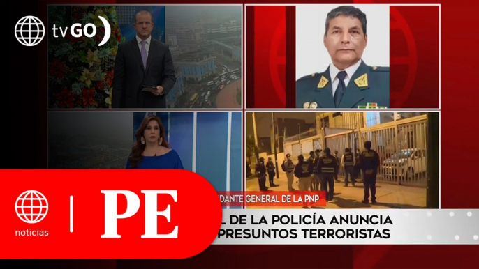 Comandante General de la Policía informa sobre captura de integrantes del Movadef | Primera Edición