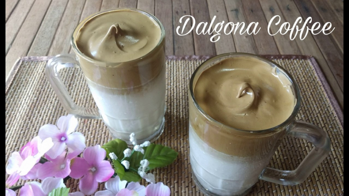 Dalgona Coffee, Whipped Coffee