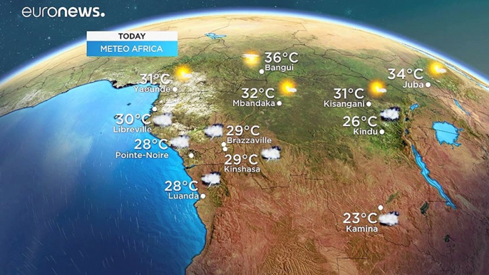 Africanews weather Africa today 03/12/2020