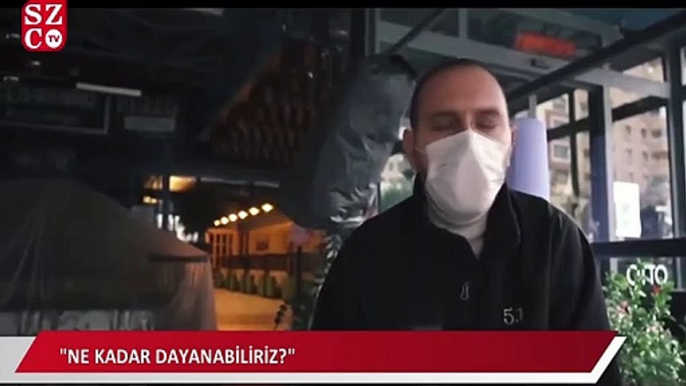 Pandemiden etkilenen garson 'Ne kadar dayanabiliriz?' diye sordu, Mansur Yavaş destek verdi