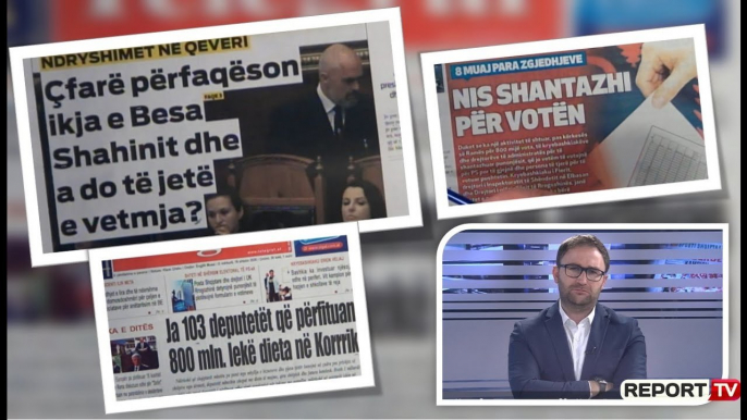 Report TV - "Shtypi i Ditës dhe Ju", ja çfarë shkruajnë gazetat për sot e mërkurë 16 shtator 2020