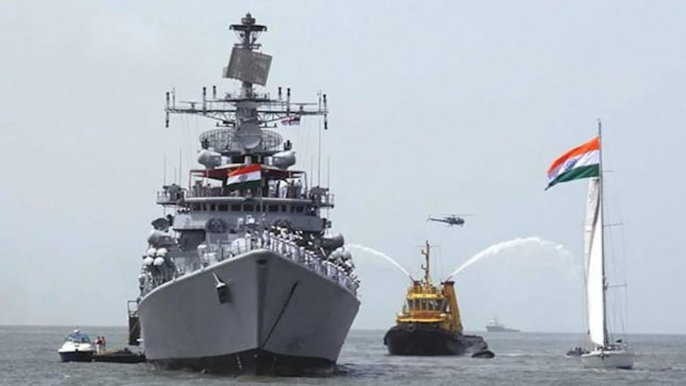 Indian Navy flexes muscle in Indian ocean