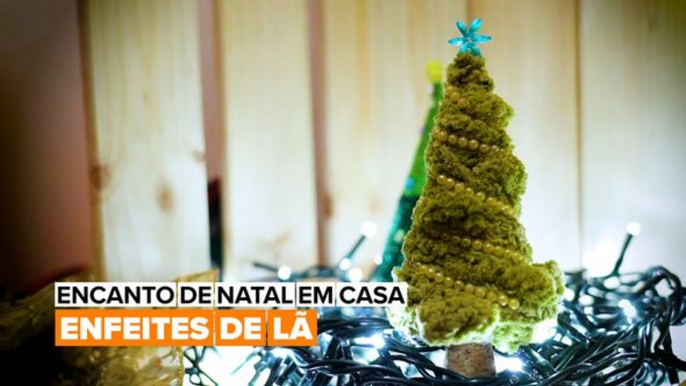 Decoração Natalina: Enfeites de Lã