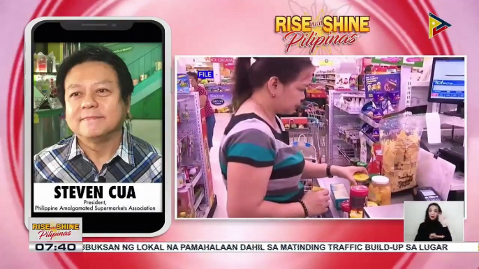 Panayam kay Phil. Amalgamated Supermarkets Association Pres. Steven Cua ukol sa presyo ng mga bilihin