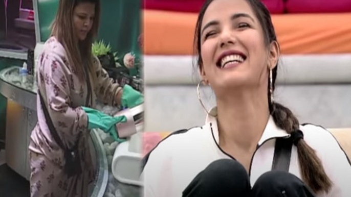 Bigg Boss 14:  Jasmin Bhasin से उड़ाया Rakhi Sawant का मज़ाक | FilmiBeat