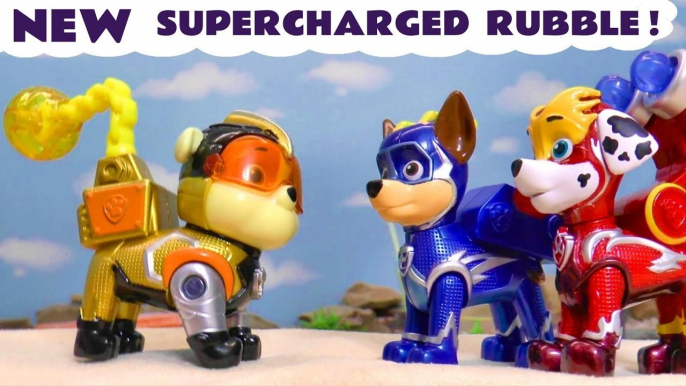 New Paw Patrol Super Charged Rubble from Paw Patrol Mighty Pups with marvel Avengers Ultron in this Family Friendly Full Episode English Toy Story for Kids from Kid Friendly Family Channel Toy Trains 4U